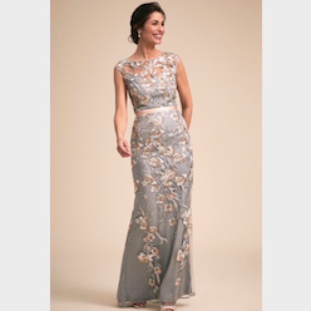 BHLDN Adrianna Papell Long Dress Size 10